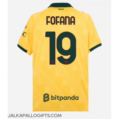 AC Milan Youssouf Fofana #19 Kolmaspaita 2025-26 Lyhythihainen AC Milan Youssouf Fofana #19 Kolmaspaita 2025-26 Lyhythihainen
